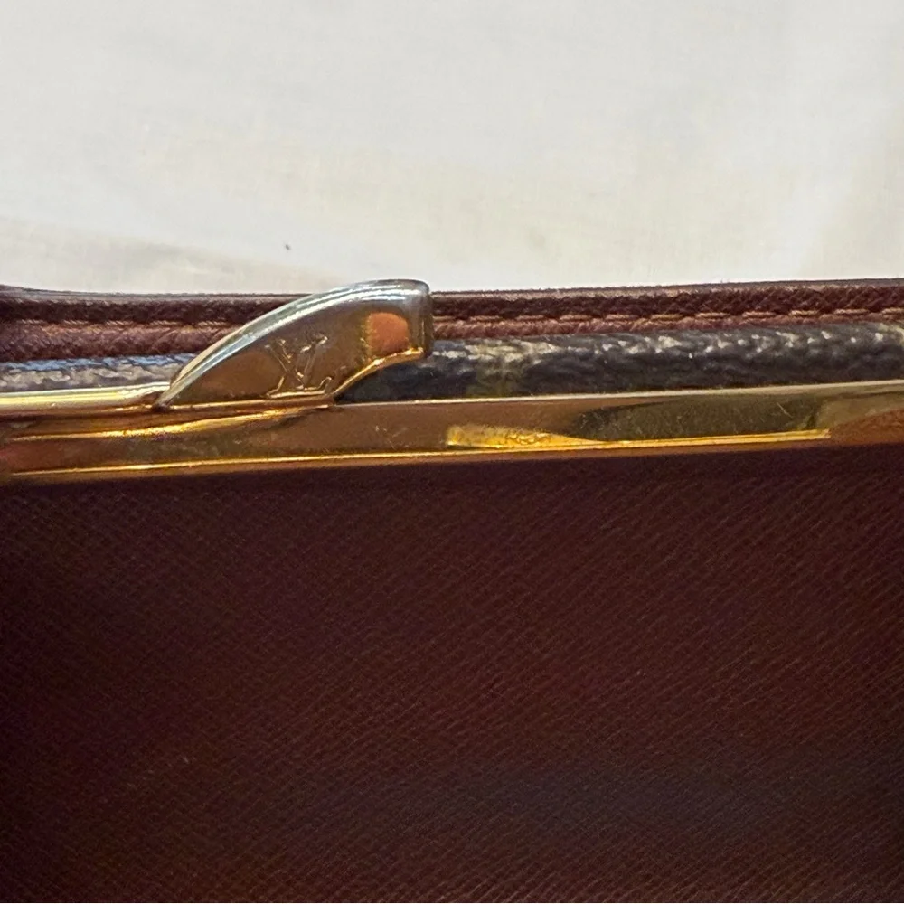 Louis‎ Vuitton Monogram Porte Monnaie Vieille Small Wallet Coin Purse Vintage
